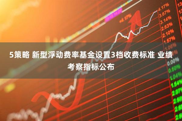 5策略 新型浮动费率基金设置3档收费标准 业绩考察指标公布