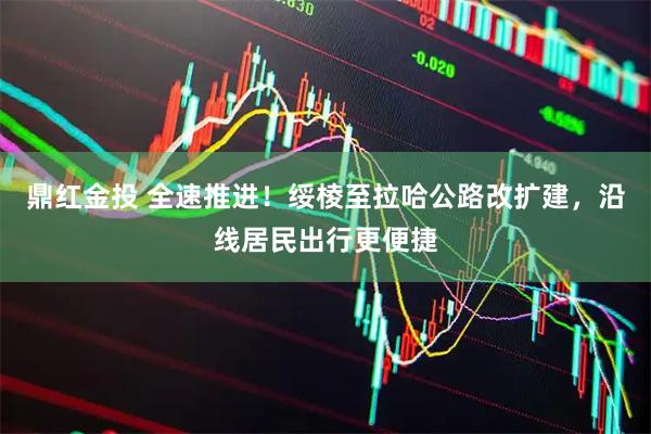 鼎红金投 全速推进！绥棱至拉哈公路改扩建，沿线居民出行更便捷